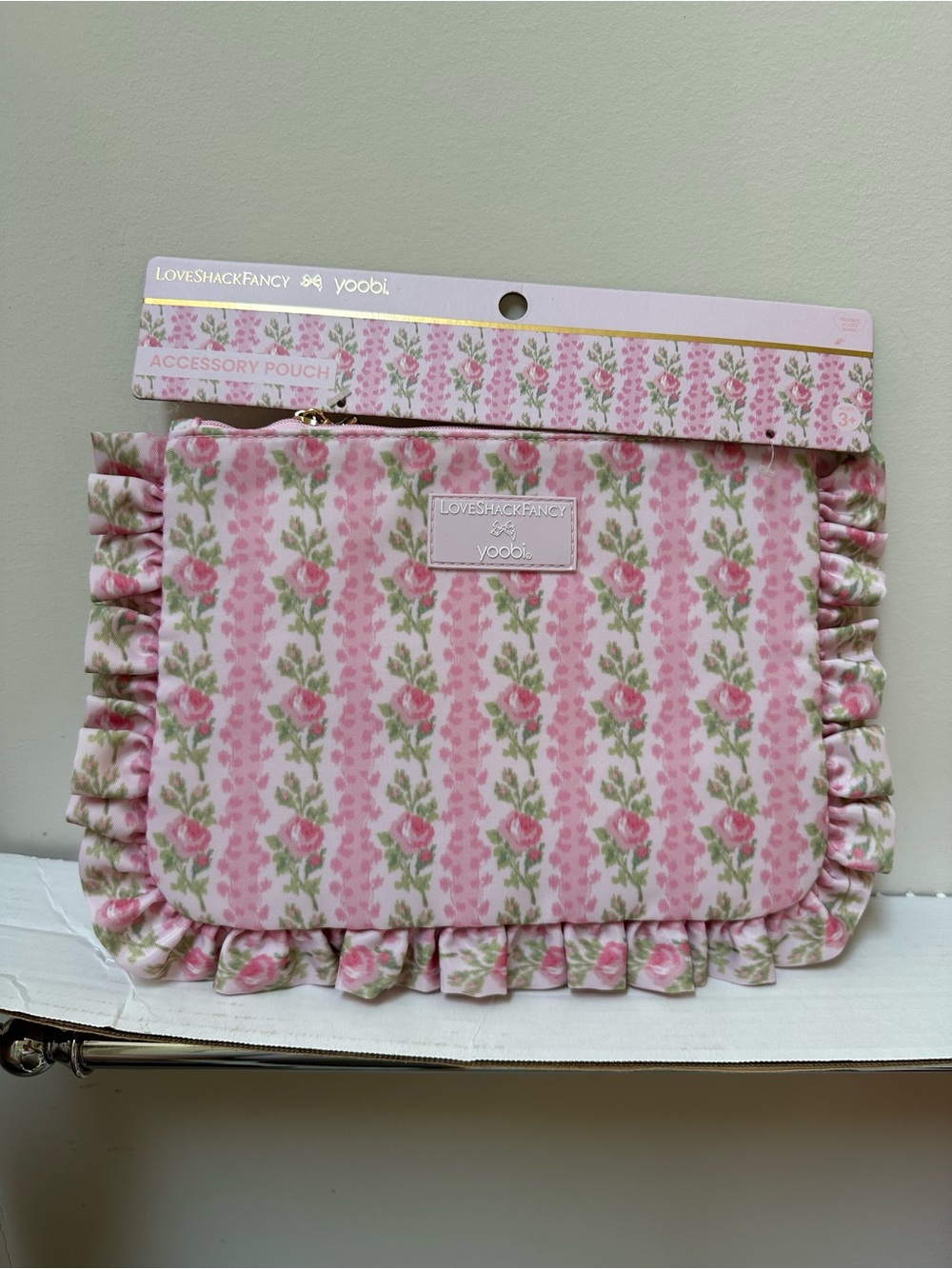 SALE LoveShackFancy x Target - Yoobi Blooming Heirloom Pouch with Ruffles